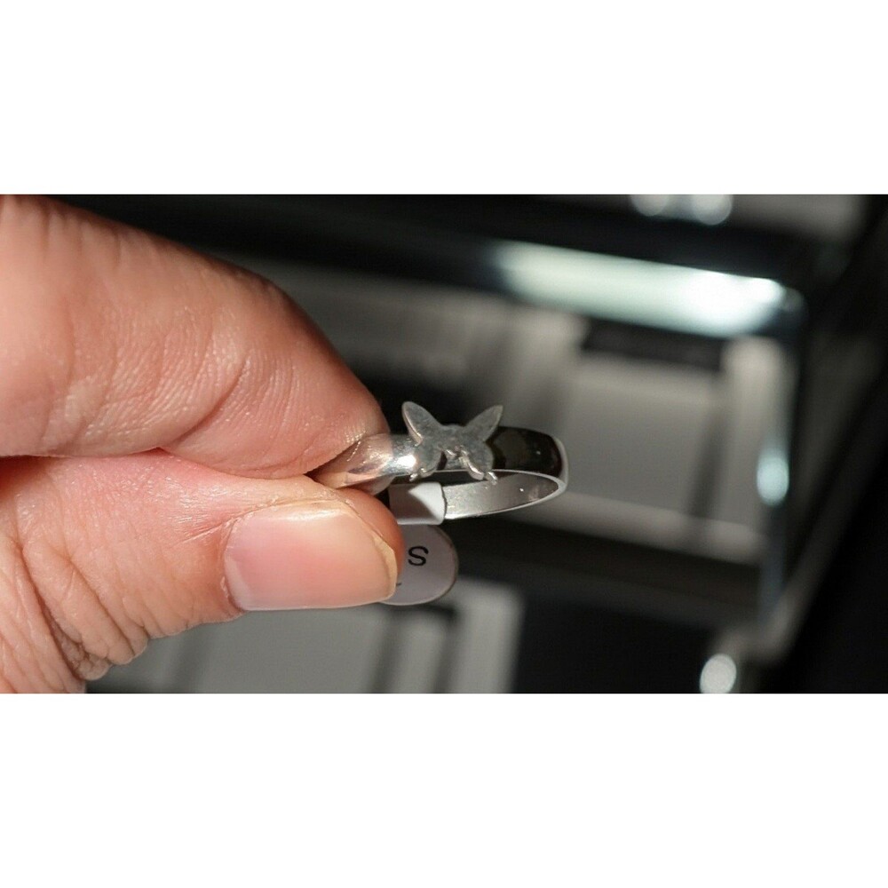 ​"Cool Vibes" Butterfly Ring | Stainless Steel Band - Size 19/US 9